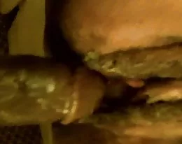66-jarige zwarte oma creampie
